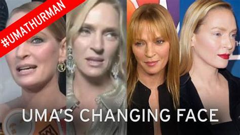 Uma Thurman Looks Unrecognisable As She Poses On The Red Carpet In New