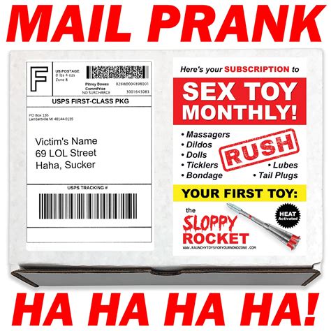 Prank Mail Sex Toy Monthly Prank Box Gag Gift Funny Prank Etsy