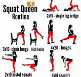 Squat Exercise Routine Images