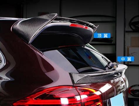 Jioyng Carbon Fiber Car Rear Wing Trunk Lip Spoiler Roof Top Spoilers