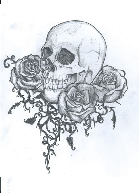 Skull Tattoos Drawing At Getdrawings Free Download