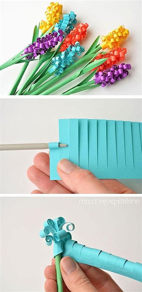 These Paper Hyacinth Flowers Are Beautiful And Theyre Really Easy To