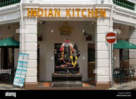 Indian Food Restauarnt Little India Singapore Stock Photo Alamy