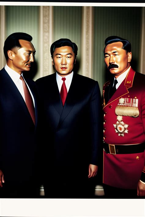 Lexica Portrait Of Wladimir Putin Posing With Kim Jong Un And Adolf