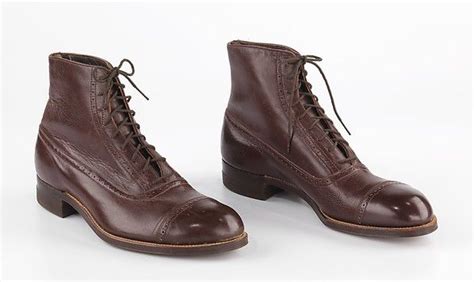 Ca 1910 Balmorals Were The Common Shoe Choice For Men The Name