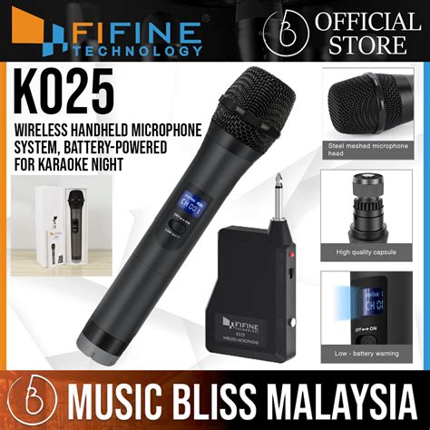 Fifine K025 Wireless Microphone Vocal Microphone Fifine Handheld