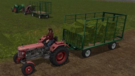 Fs17 Classic Bale Wagon V1000 Fs 17 Trailers Mod Download