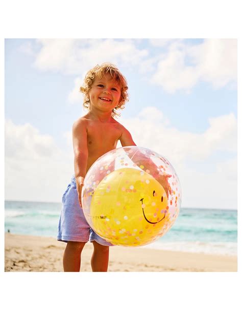 Sunnylife Smiley Face D Inflatable Beach Ball Holt Renfrew