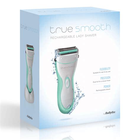 Babyliss True Smooth Wet Dry Rechargeable Lady Shaver Mashco
