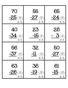 We'll work on this more another day. 2-Digit Subtraction with Regrouping Game by School Days ...