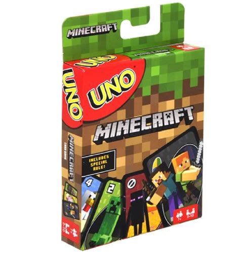 Mattel Dp Minecraft Uno Card Game