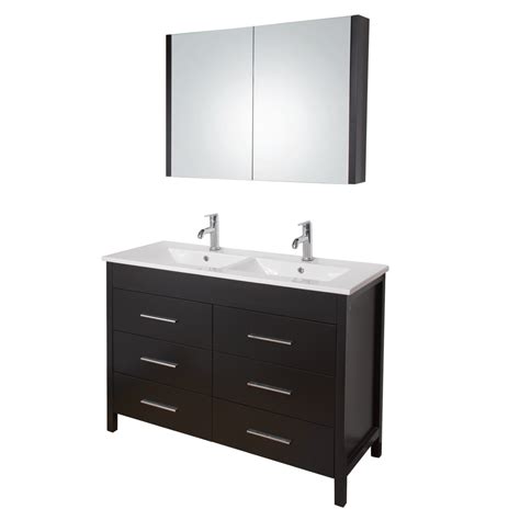 There are many bathroom vanity ideas that you can choose. VIGO 48" Maxine Double Bathroom Vanity with Medicine ...