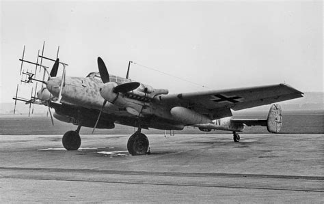 Reichsfoto Messerschmitt Bf 110 G4 With Night Fighter Array