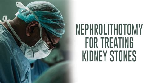 Nephrolithotomy For Treating Kidney Stones St Pete Urology Kidney