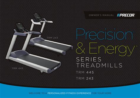 Precor Precision And Energy Series Owners Manual Pdf Download Manualslib