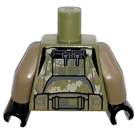 Lego Olive Verte 41st Kashyyyk Clone Trooper Minifig Torse 76382