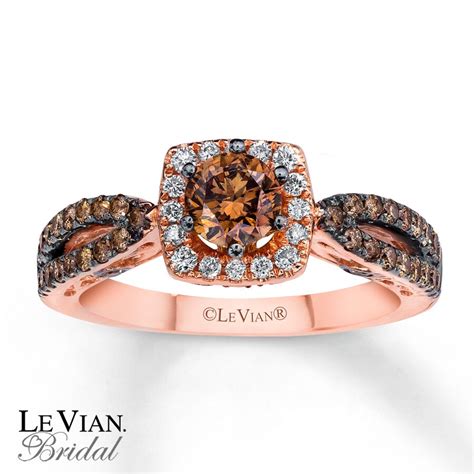 Kay Le Vian Bridal Chocolate Diamonds 14k Gold Engagement Ring