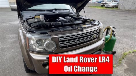 DIY Oil Change For Your Land Rover LR4 YouTube