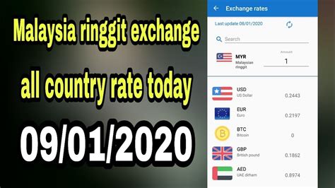 This product is not available for new note: Malaysia ringgit exchange all country rate today 09/01 ...