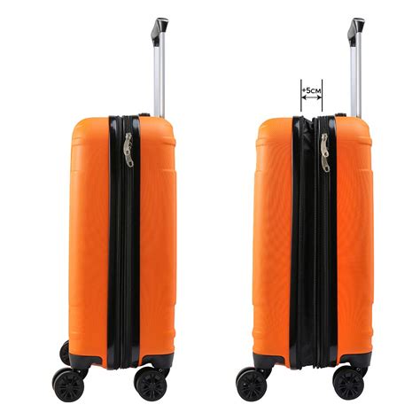 cabin max velocity expandable 4 wheel luggage suitcase for ryanair cabin bags 55 x 40 x 20 buy