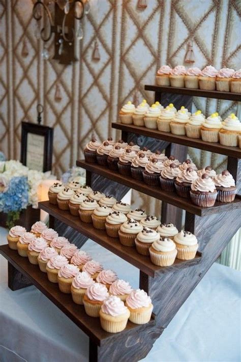 Elegant Rustic Wedding Dessert Table Ideas