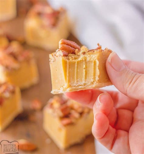 Pecan Pie Fudge Butter With A Side Of Bread