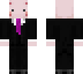 Stinke monke but in swimmy axolotl drip. Axolotl in a suit with a purple tie | Minecraft Skin