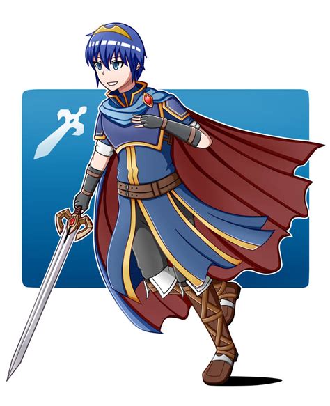 Fire Emblem Marth By Senchodoodle On Deviantart