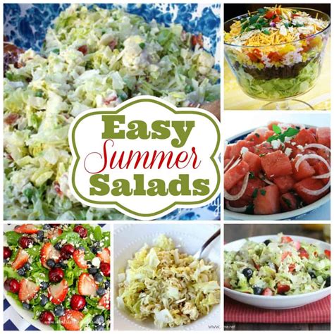 6 Easy Summer Salad Recipes