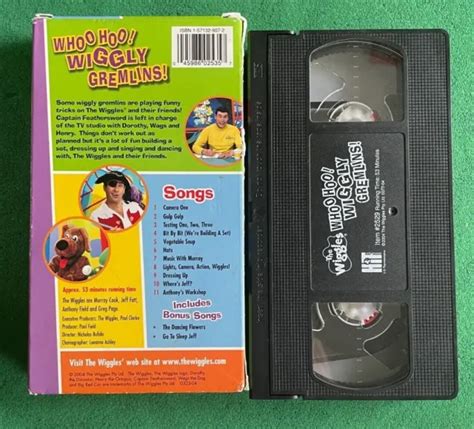 The Wiggles Whoo Hoo Wiggly Gremlins Vhs Free Dvd 2547 Picclick Ca