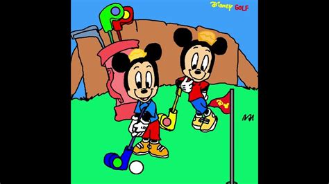 disney morty and ferdie mortie and ferdy fieldmouse play golf just for fun colors youtube