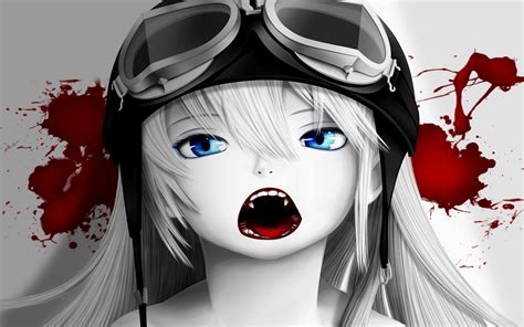 Scary Bloody Anime Girl