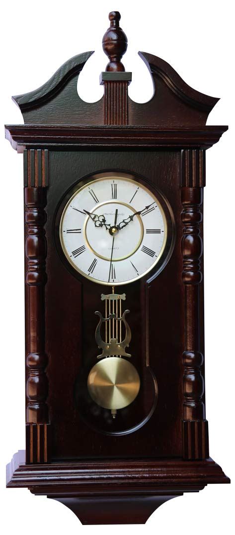 Vmarketingsite Wall Clocks Grandfather Wood Wall Clock With Chime