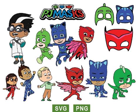 Pj Masks Svg Pj Masks Catboy Svg Pj Masks Owlette Svg Pj Inspire