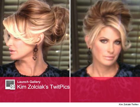 Kim Zolciak Shows Off Her Real Hair In A Chic New Updo