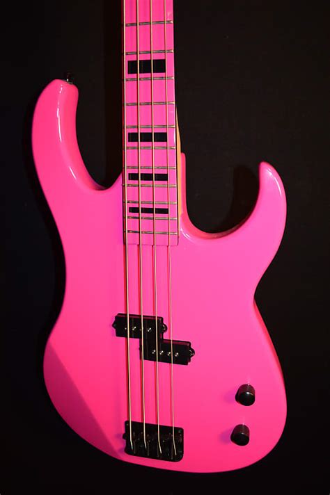 Dean Czone Custom Zone Fluorescent Pink Bass Guitar Brand Reverb