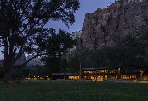 Zion Lodge Inside The Park Springdale Utah Us