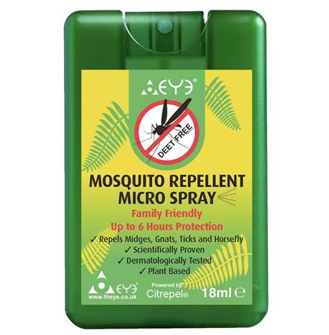 Mosquito Repellent Micro Spray And Band The Eye