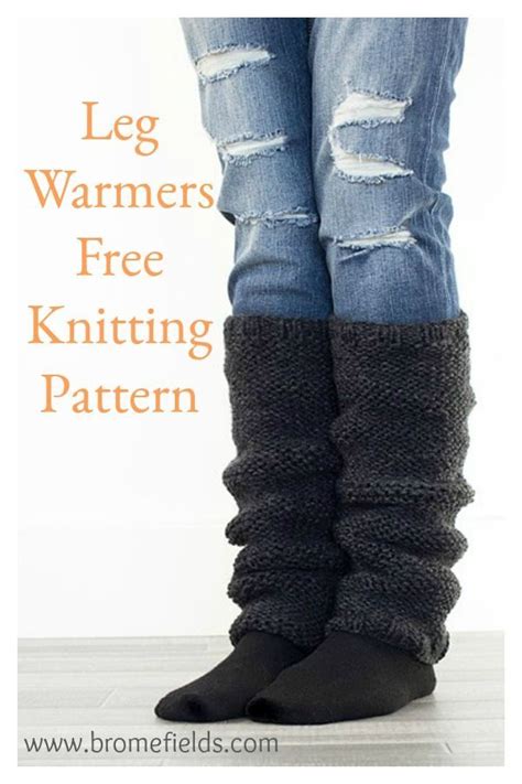 10 Leg Warmers Free Knitting Pattern Knit Leg Warmers Free Pattern