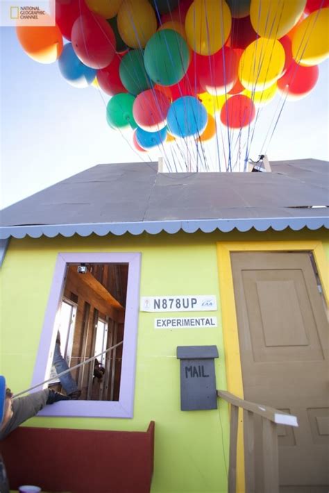 Giant up gingerbread house | disney eats. Real Life Flying House Inspired By Up Movie - Shelterness