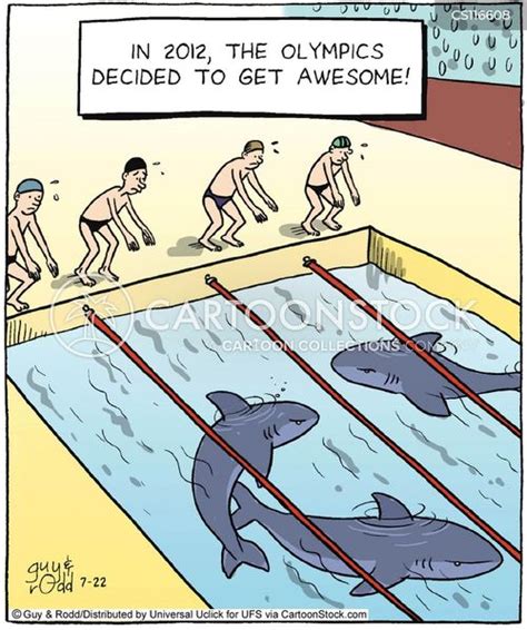 swimming pool cartoon