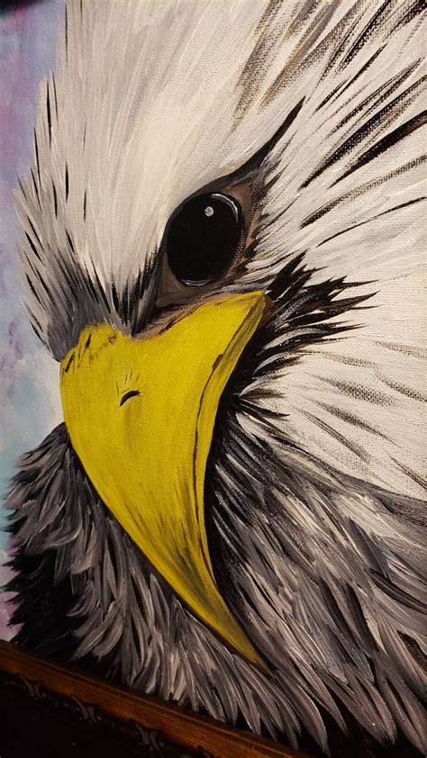 Bald Eagle Painting Eagle Painting Eagle Face Painting Etsy