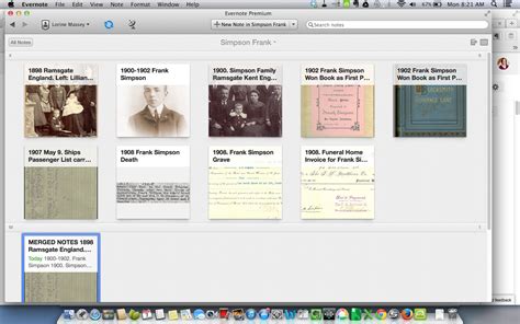 Olive Tree Genealogy Blog More Ways To Use Evernote To Create Virtual
