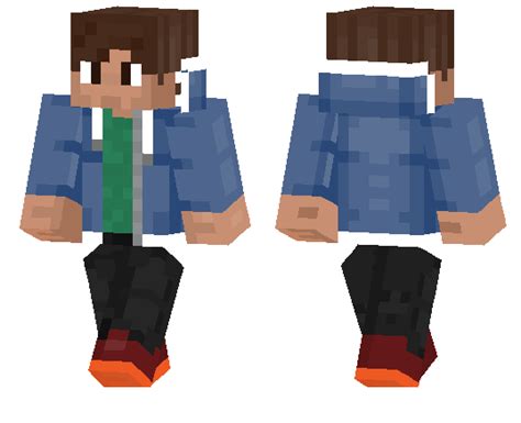 Blue Hoodie Minecraft Pe Skins