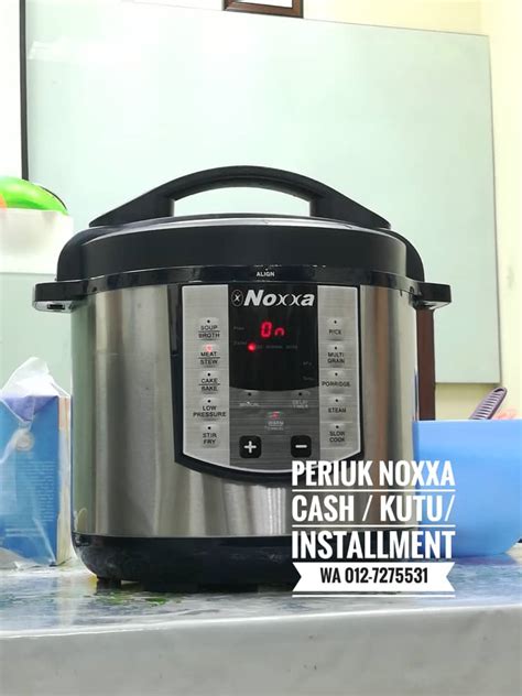 Dapat periuk noxxa yang baru memang mengujakan. Promosi Pressure Cooker Noxxa Sehingga 14 Oktober 2019 ...