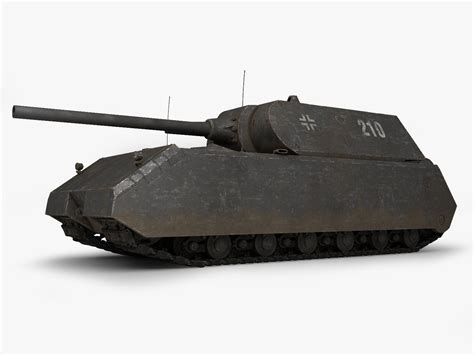 Maus German Tank 3d Model Cgtrader