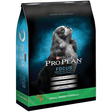If you're unwilling to venture out for a bag of cat food, order it online via amazon, chewy, walmart, or pet supplies plus. Purina Pro Plan Focus - Small Breed Dry Adult Dog Food (18 lb)