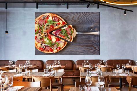 Italian Pizza Decor Cafe Wall Art Restaurant Decor Food Etsy