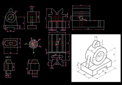 Mechanical Parts 2d Dwg Block For Autocad • Designs Cad