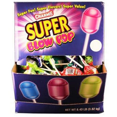 Charms Super Blow Pop Assorted 100 Ct Bubble Gum Filled Pops For Sale Online Ebay